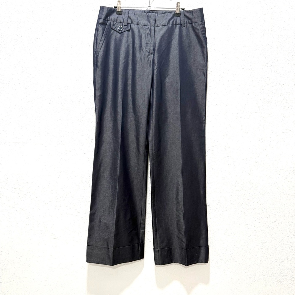 Trina Turk wide leg Navy Blue Dress Pants 10